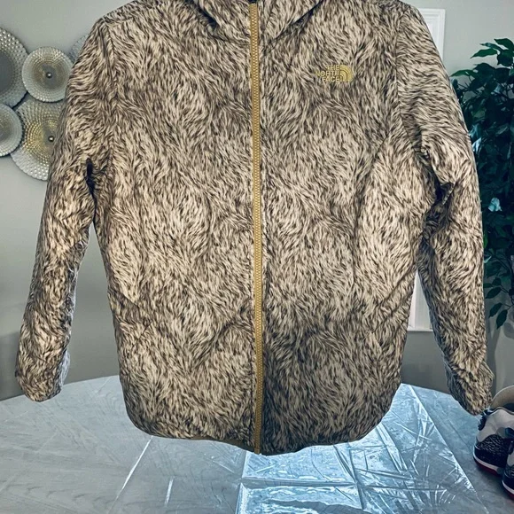 North face reversible puffer jacket/coat - Picture 7 of 8